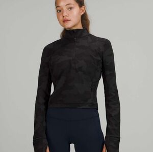 Lululemon Its Rulu Run Cropped Half-Zip